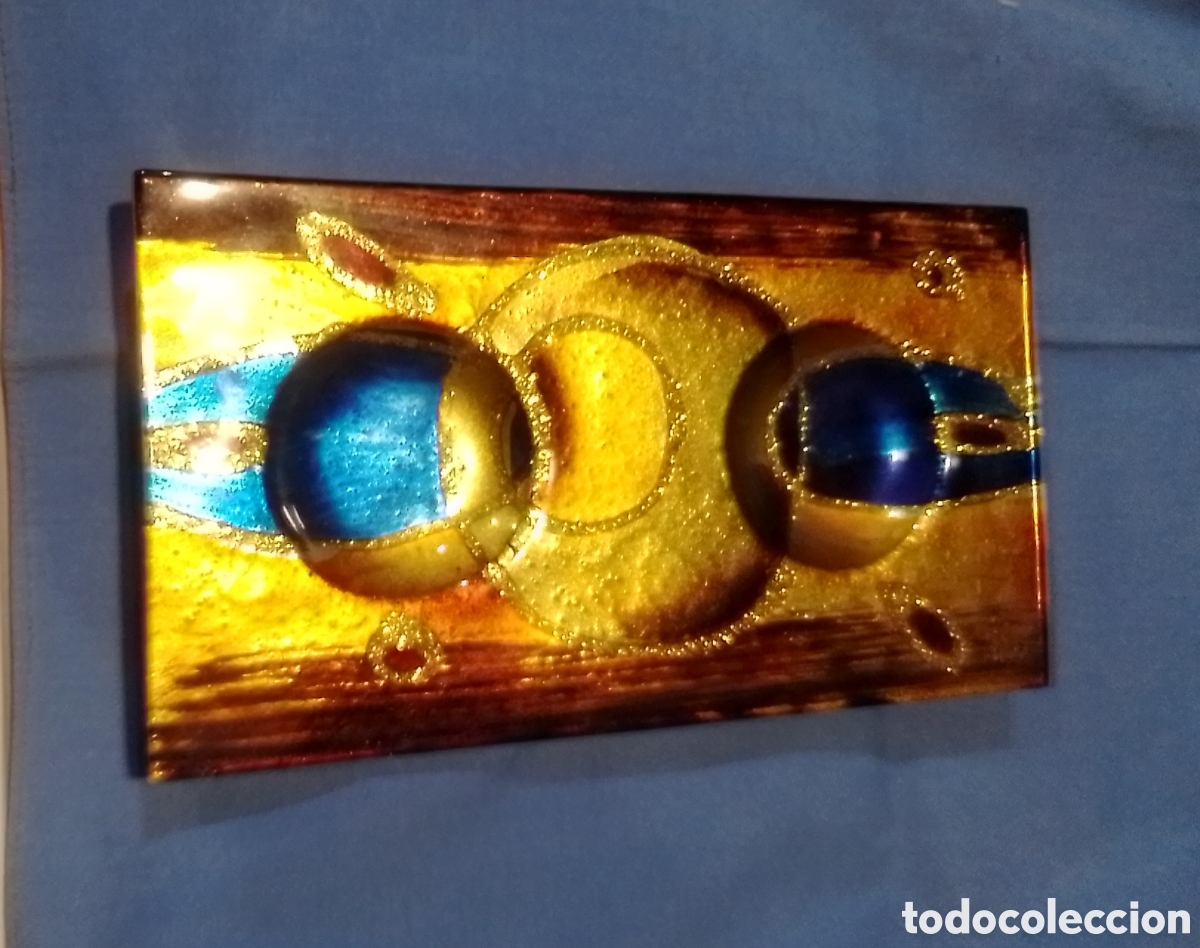 Vintage: 2 bandejas de tocador vitrificadas - Foto 3