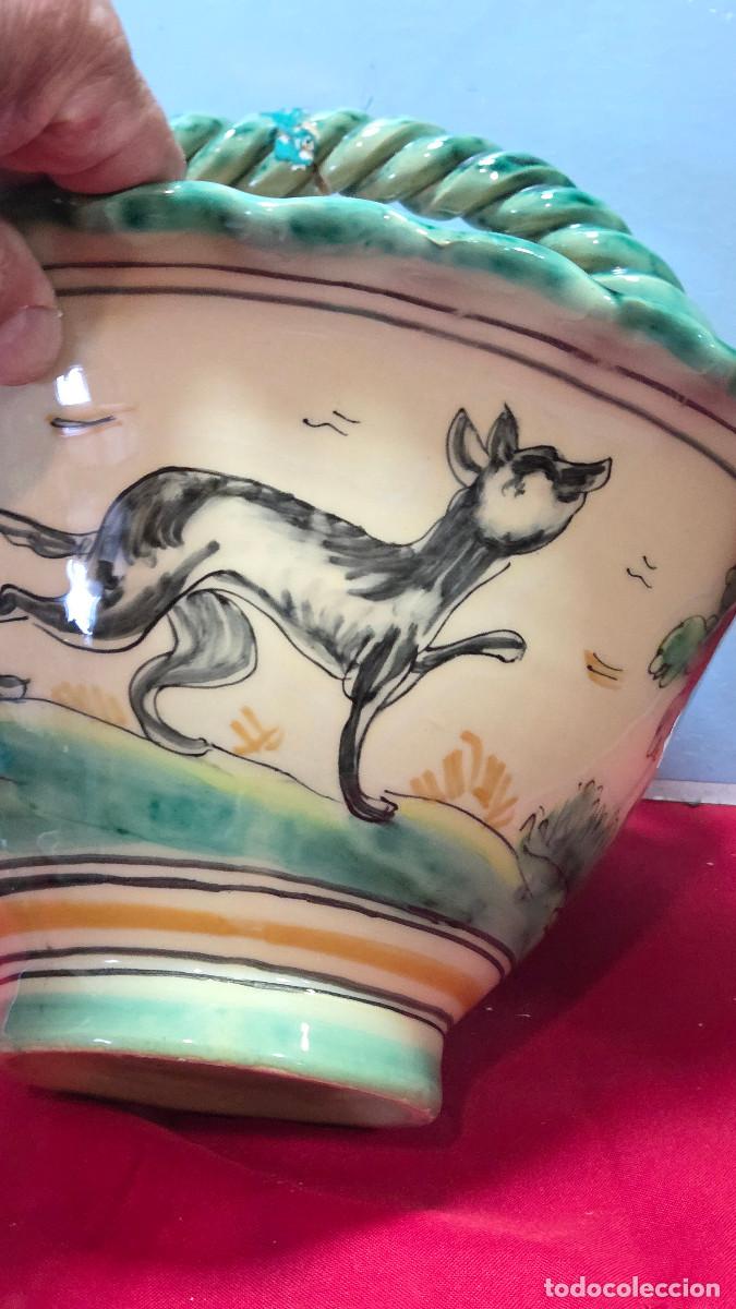 Vintage: centro de ceramica restaurado - Foto 2