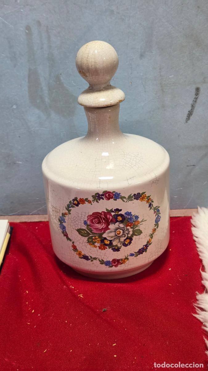 Vintage: tarro de ceramica firmado