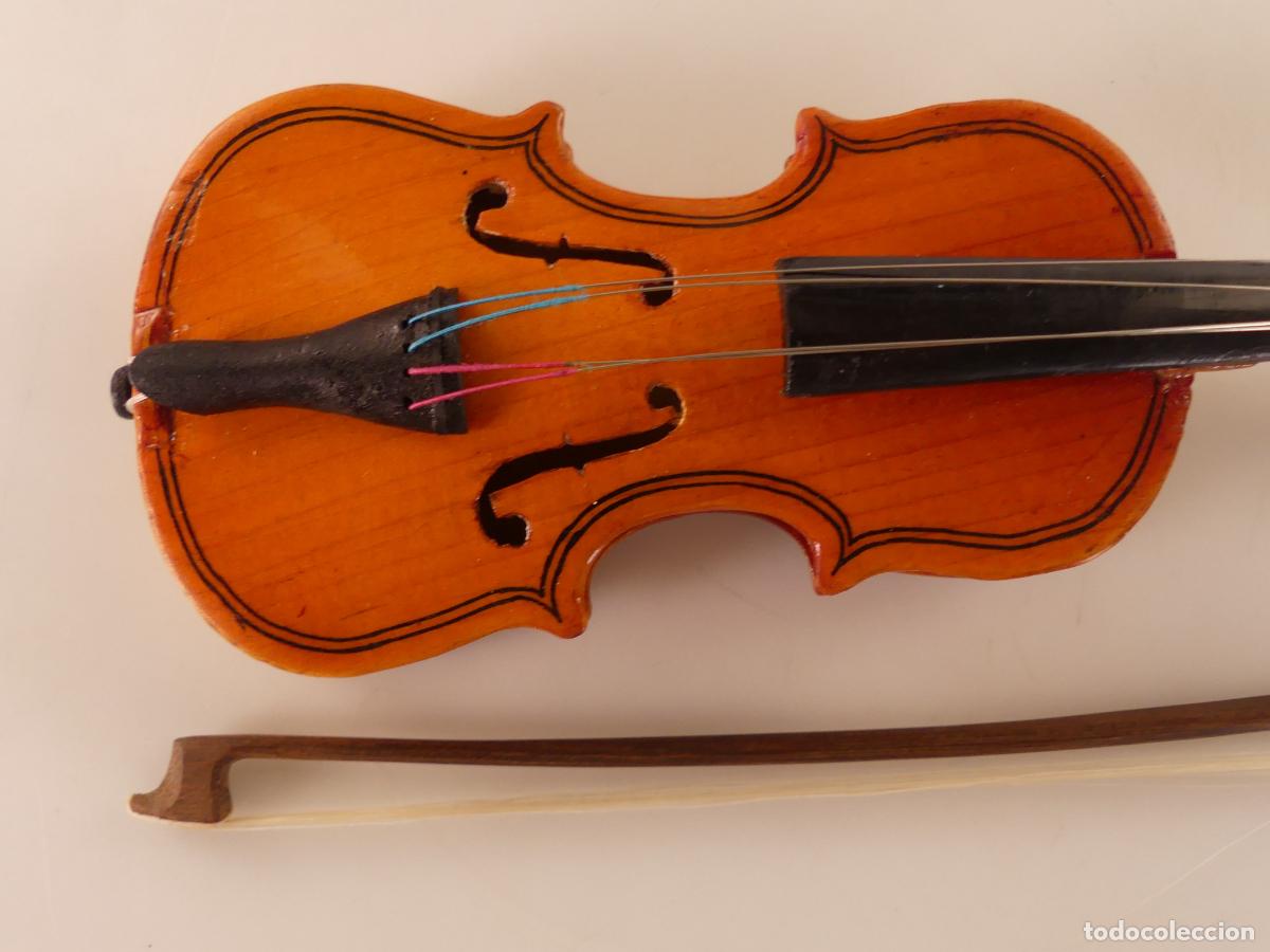 Vintage: MINIATURA DE VIOLIN CON ESTUCHE - Foto 5