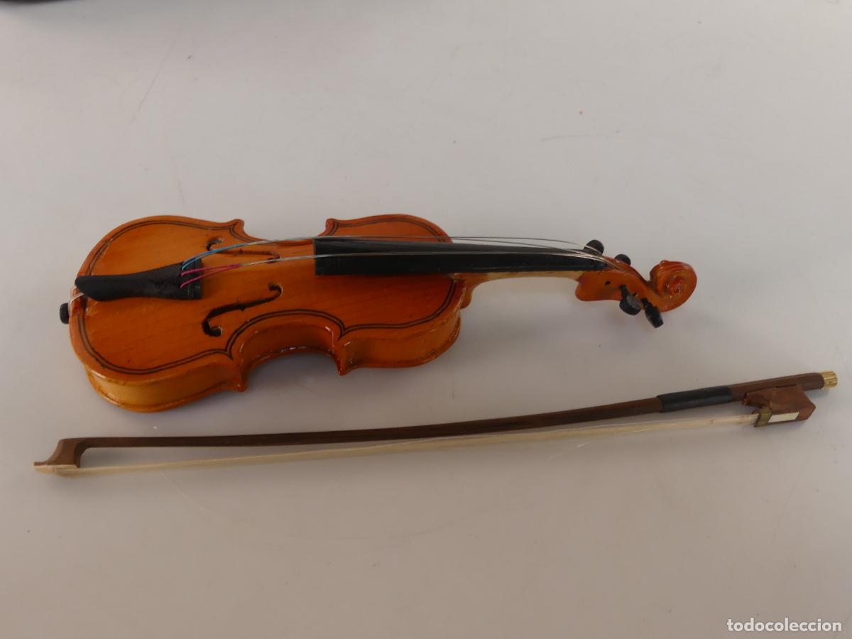 Vintage: MINIATURA DE VIOLIN CON ESTUCHE - Foto 6