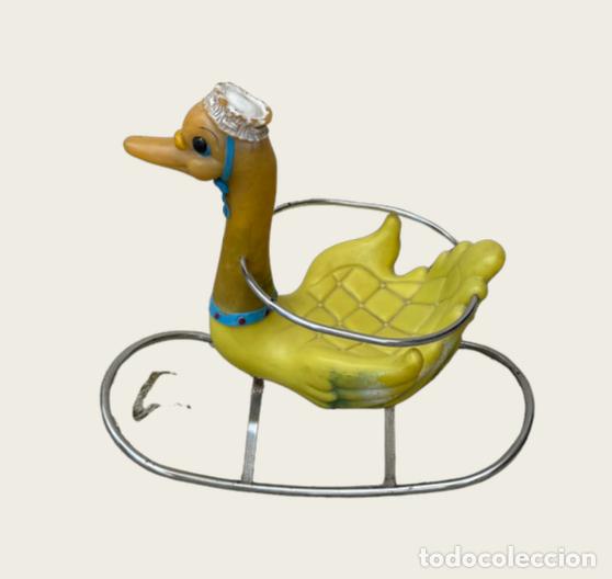 Vintage: ESCULTURA PATO DE JUEGO
