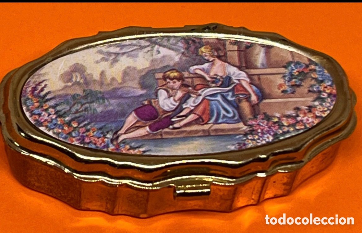 Vintage: PASTILLERO DE METAL COMO NUEVO - Foto 4