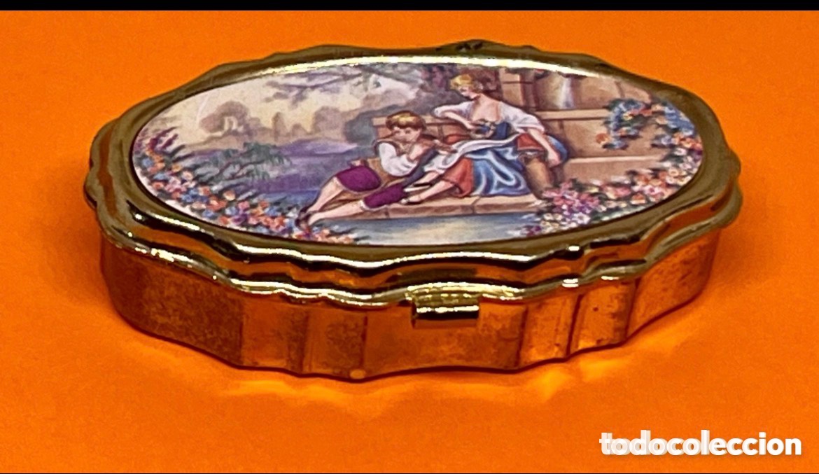 Vintage: PASTILLERO DE METAL COMO NUEVO - Foto 1
