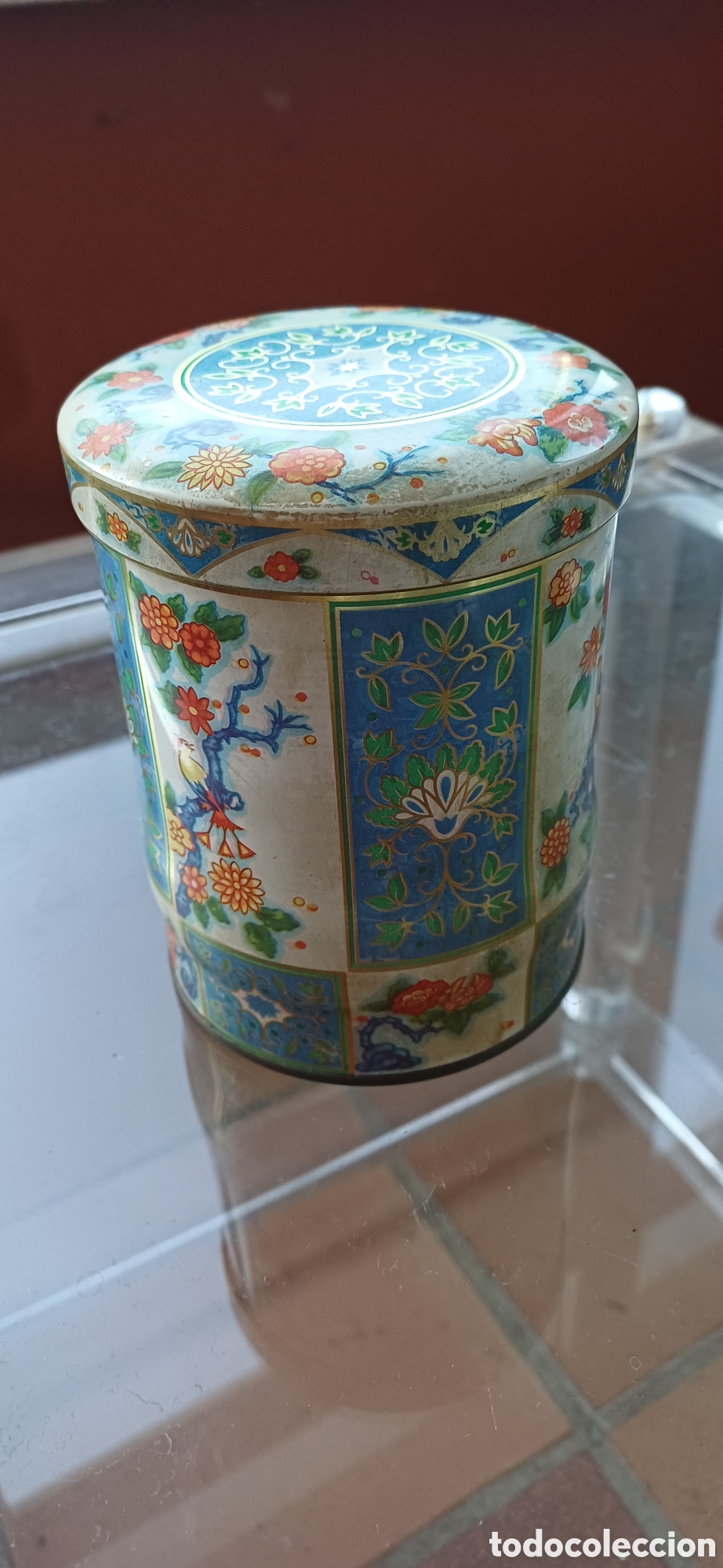 Vintage: Lata Vintage metal para te o galletas Marca DAHER