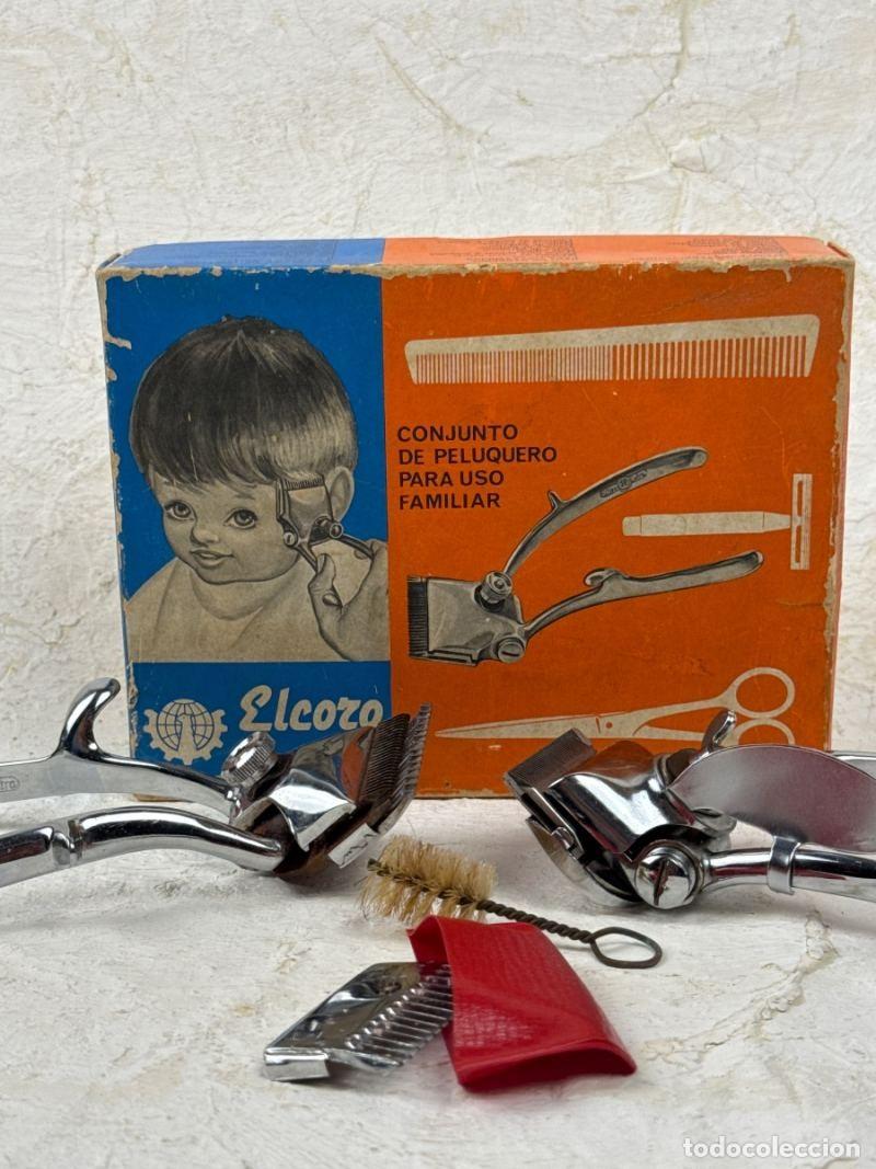 Vintage: Conjunto de peluquero barber vintage de la marca Elcoro,