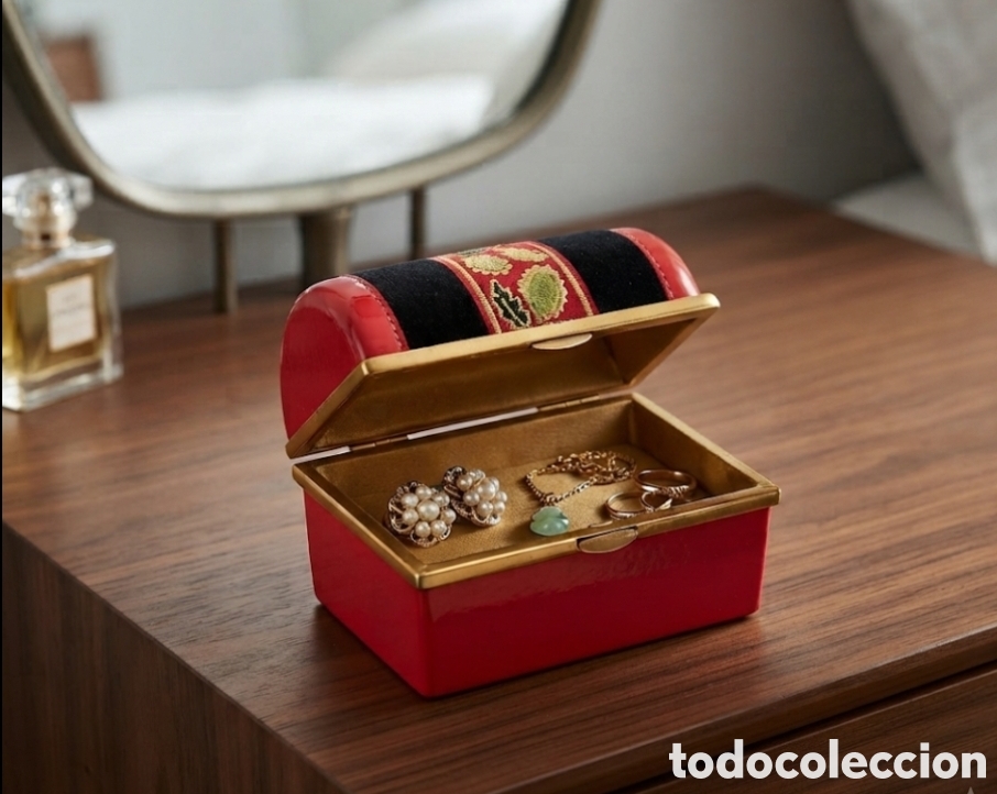 Vintage: Hollywood Regency mini cofre joyero