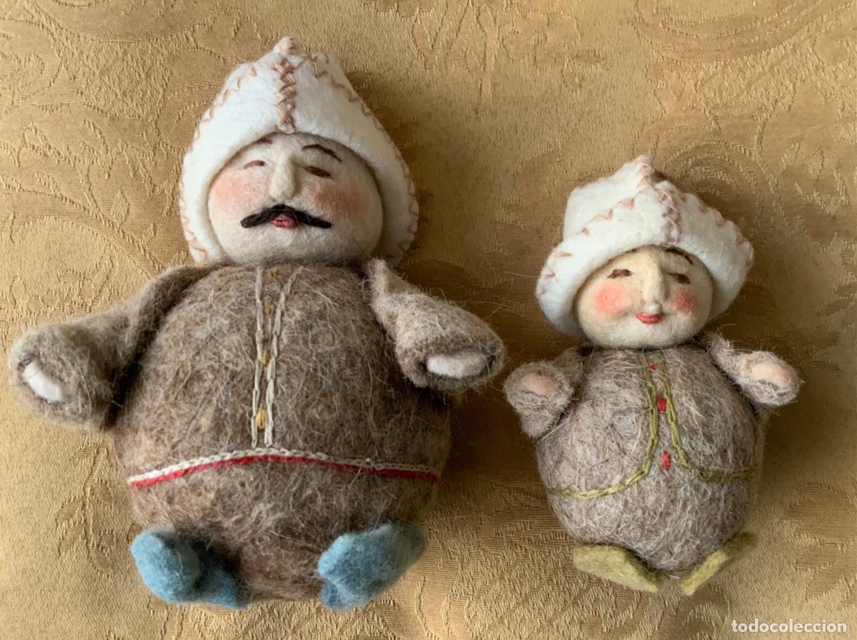 Vintage: PAREJA DE MU&Ntilde;ECOS DE KAZAJIST&Aacute;N - Foto 5