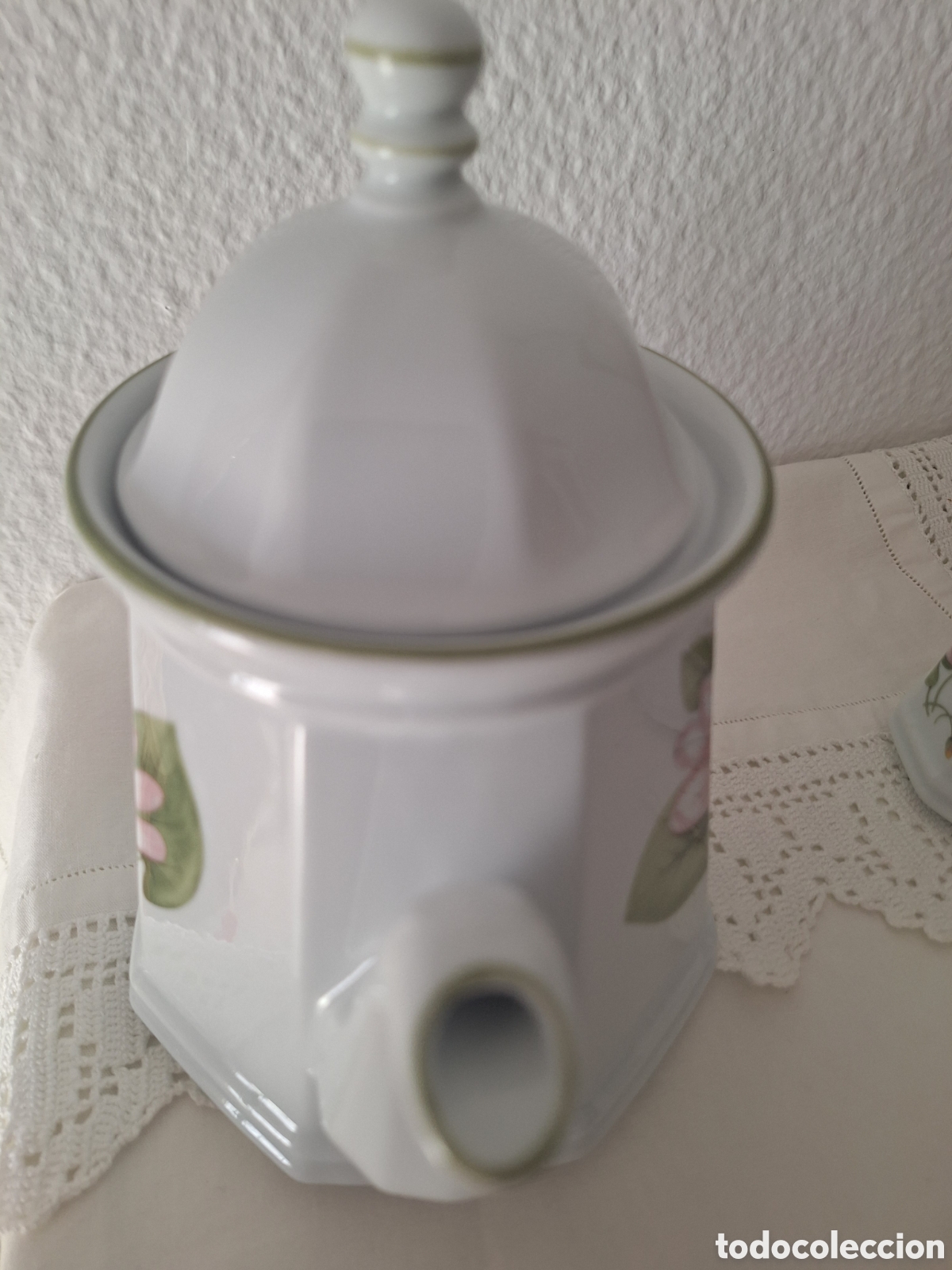 Vintage: Cafetera o tetera y lechera Chaumette Par&iacute;s - Foto 5