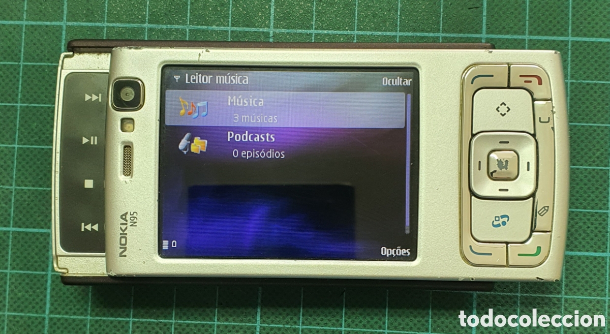 Vintage: Nokia N95 Cl&aacute;ssico Vintage com Carregador Auto - A Funcionar