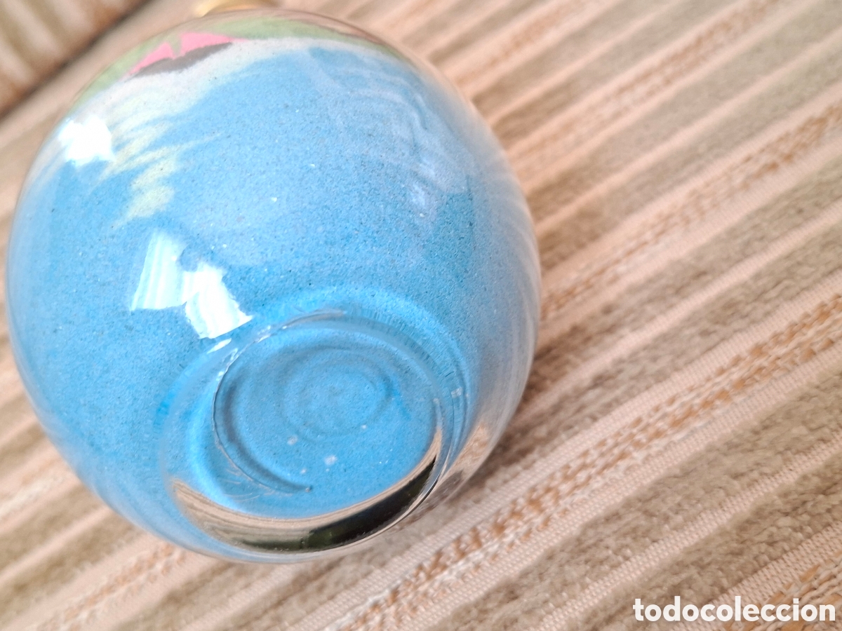 Vintage: BOMBILLA CON DIBUJOS EN ARENA - Foto 4