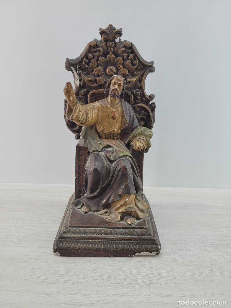 Vintage: TRONO SAGRADO CORAZ&Oacute;N JES&Uacute;S - Foto 2