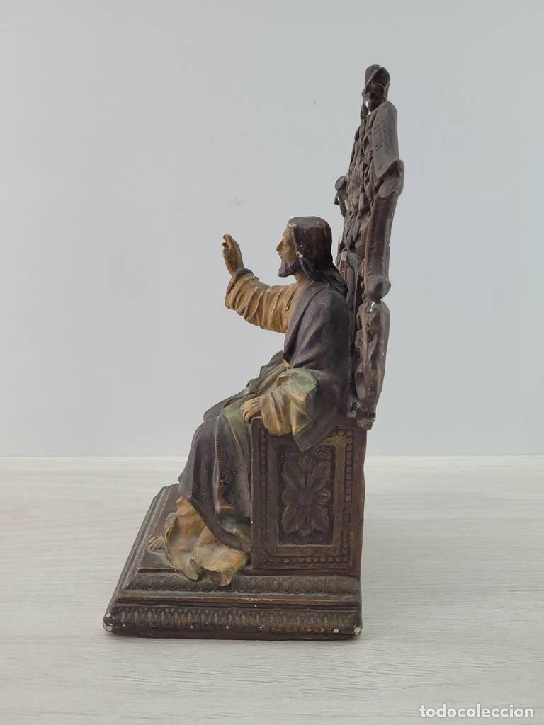 Vintage: TRONO SAGRADO CORAZ&Oacute;N JES&Uacute;S - Foto 5