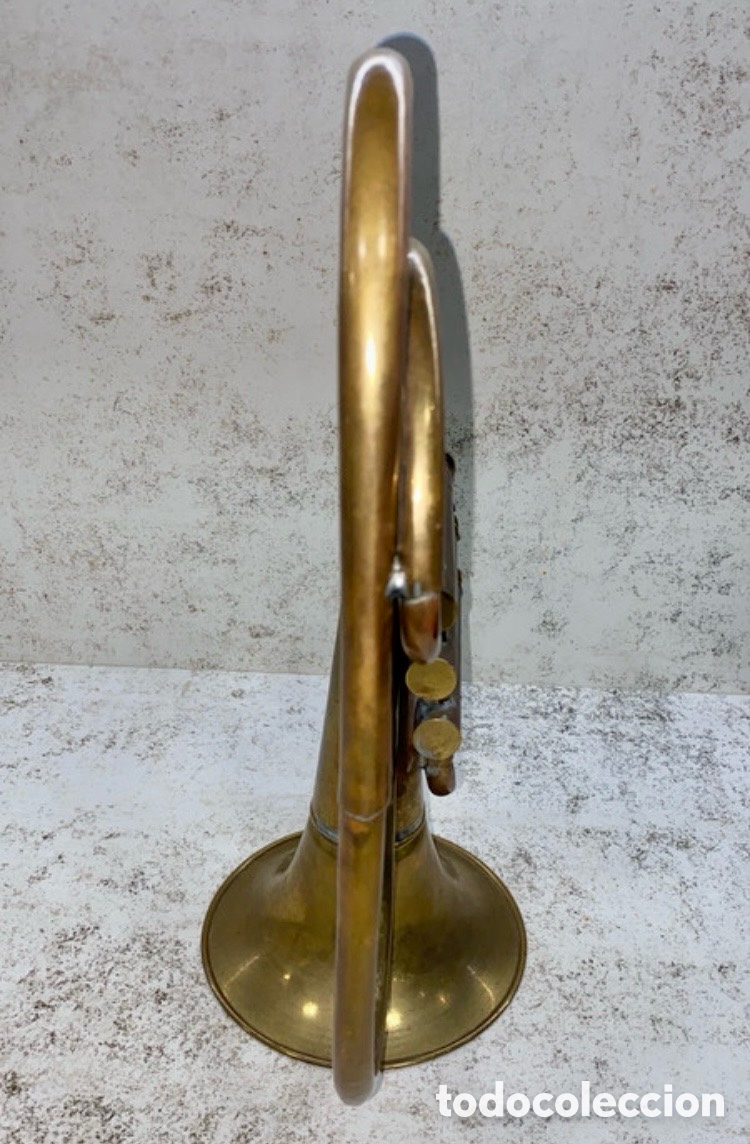 Vintage: Trompeta Decorativa Lat&oacute;n. - Foto 3