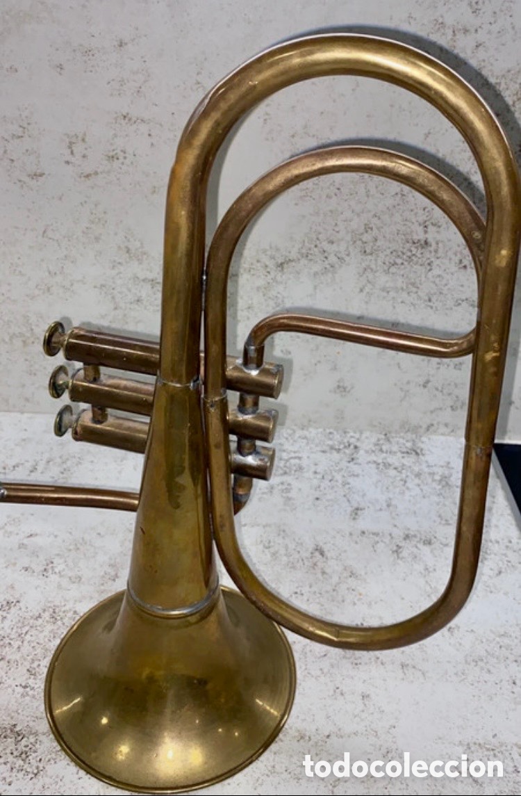 Vintage: Trompeta Decorativa Lat&oacute;n. - Foto 4