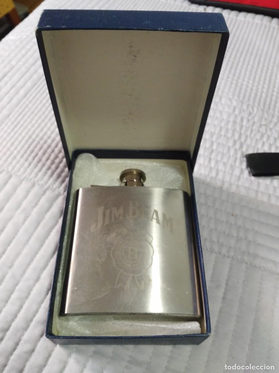 Vintage: PETACA METAL JIM BEAN