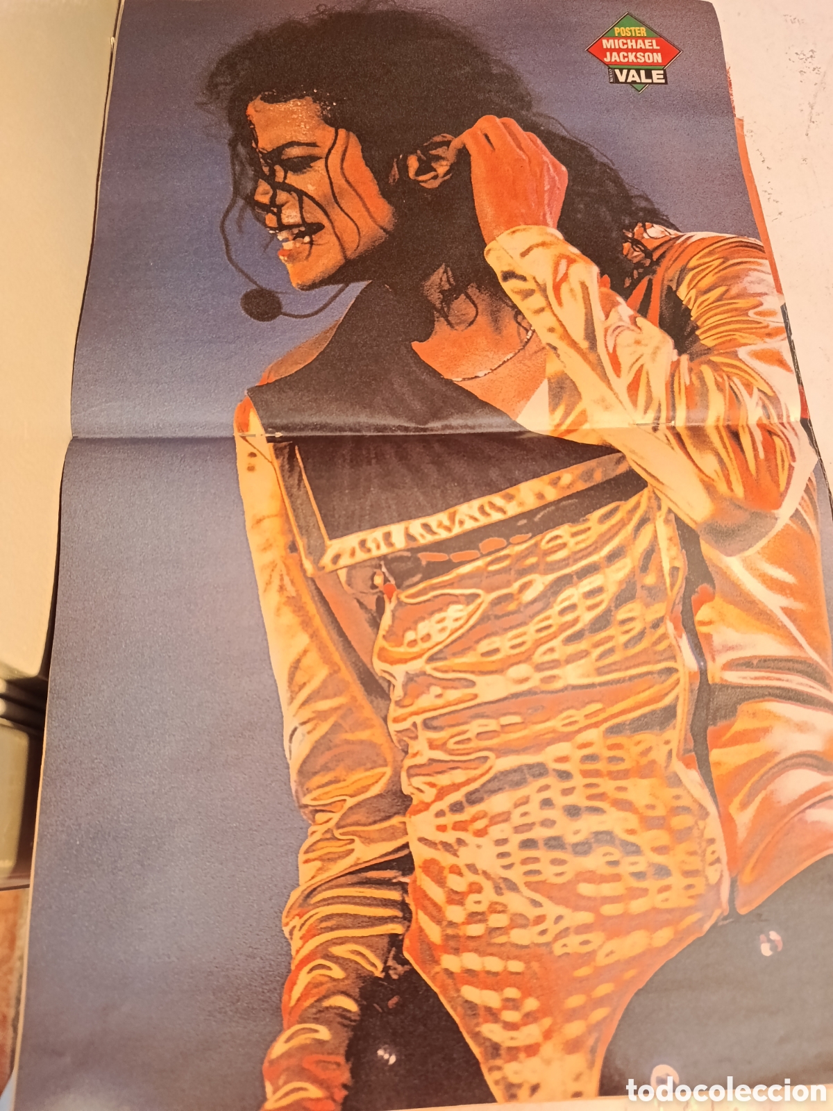 Vintage: Poster original Michael Jackson gira dangerous 1992 revista vale perfecto estado