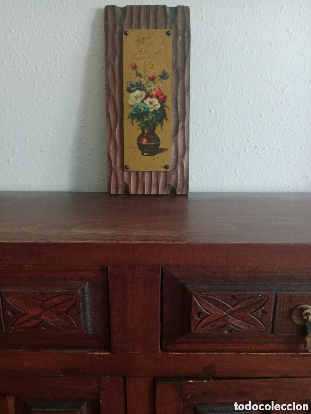 Vintage: Cuadro placa floral vintage - Foto 2