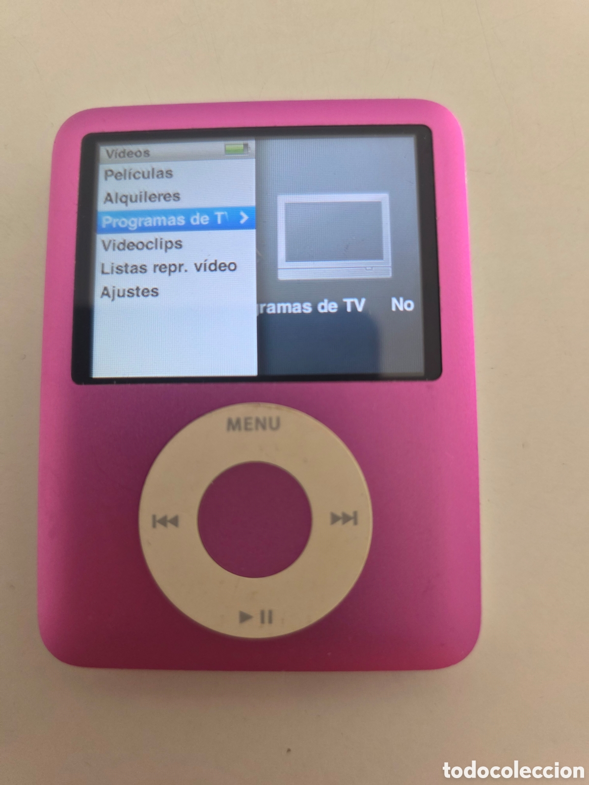 Vintage: Apple iPod Nano 3&ordf; generaci&oacute;n 8GB rosa funcionando