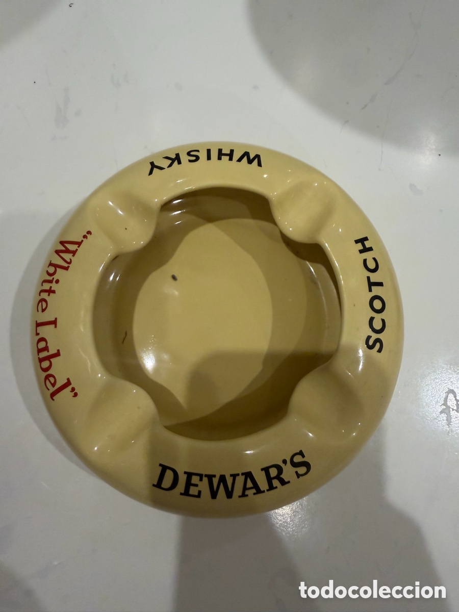 Vintage: Cenicero Vintage Dewars White Label - Foto 4