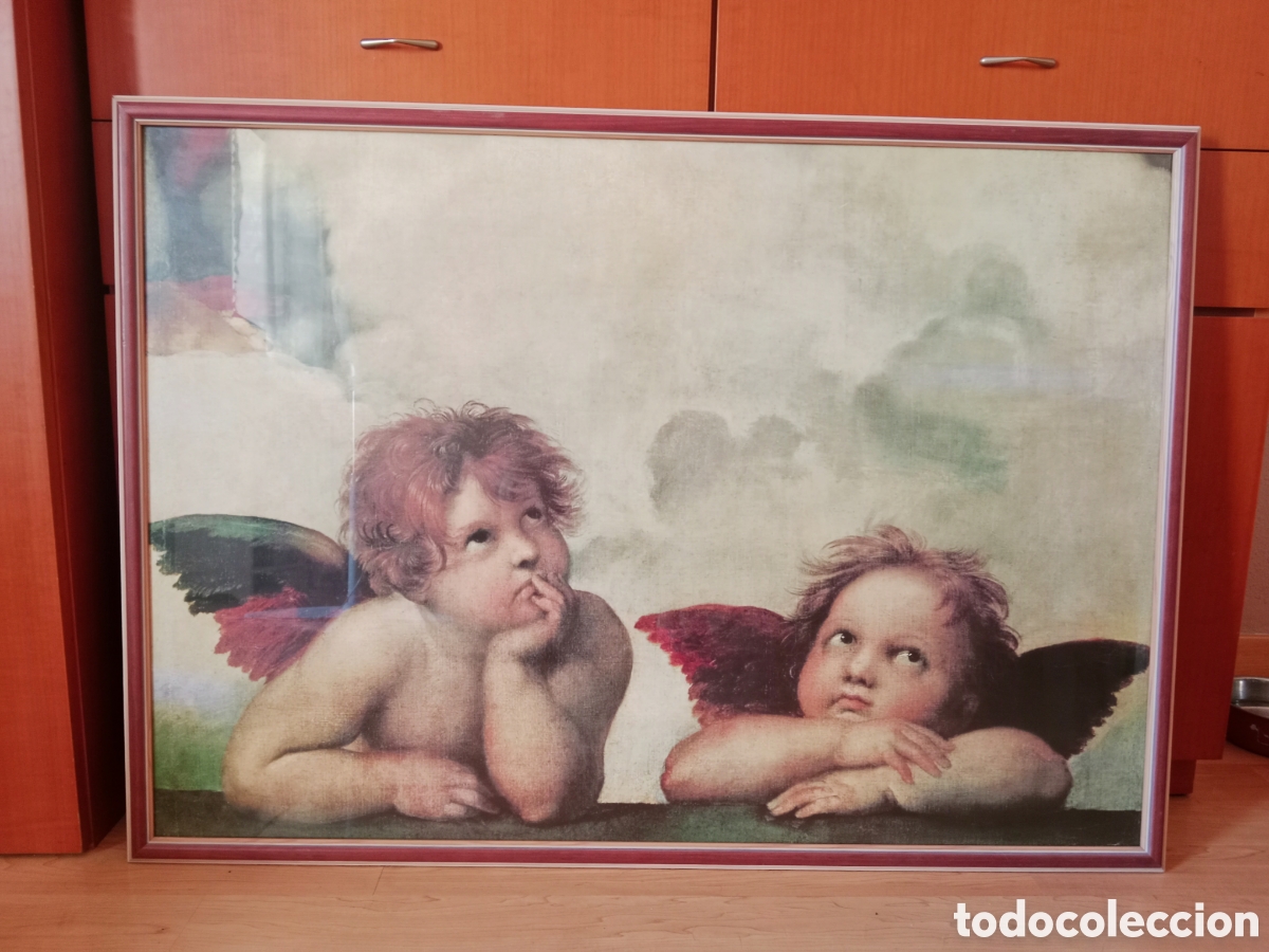 Vintage: Cuadro l&aacute;mina angelotes