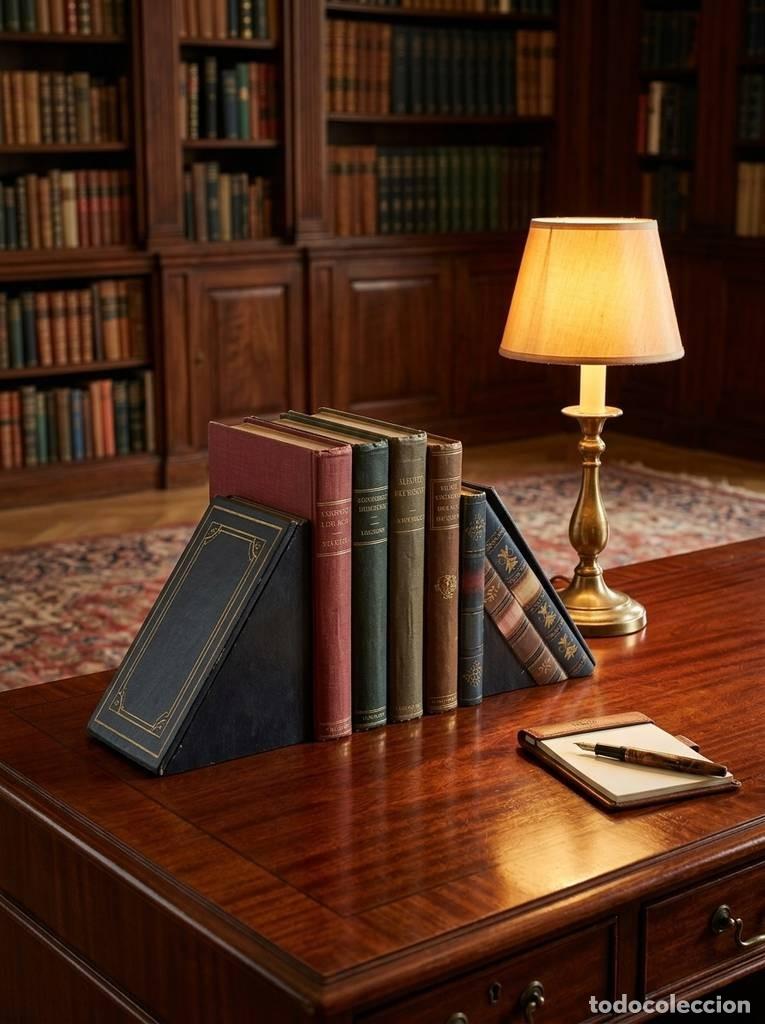 Vintage: SUJETA LIBROS DECORATIVO