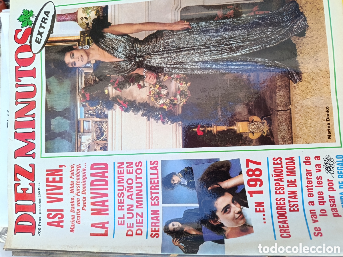 Vintage: En venta espectacular ejemplar de coleccionista revista 10 minutos (extra invierno 1987)u