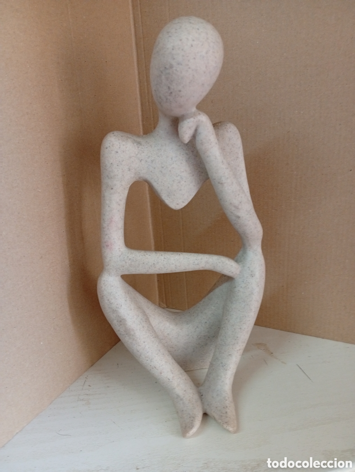 Vintage: Figura escultura cer&aacute;mica
