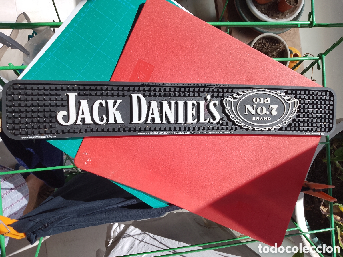 Vintage: Jack Daniel's Bar Mat - Tapete -