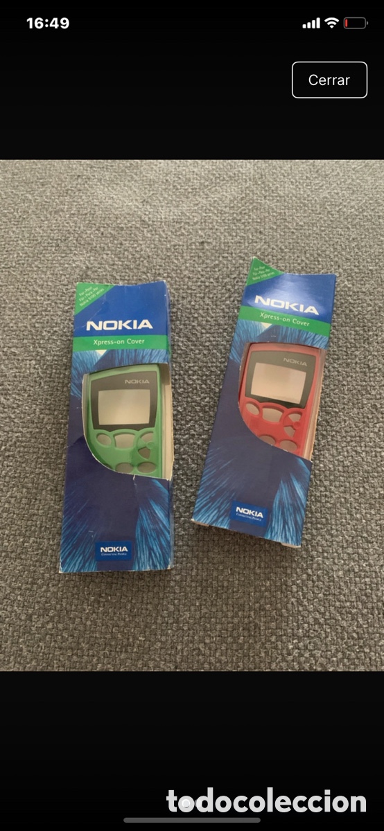 Vintage: Carcasas Nokia 5100 en su caja original