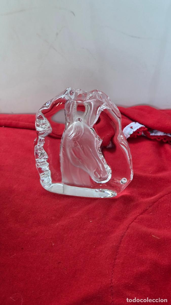 Vintage: pisa papel de cristal caballo