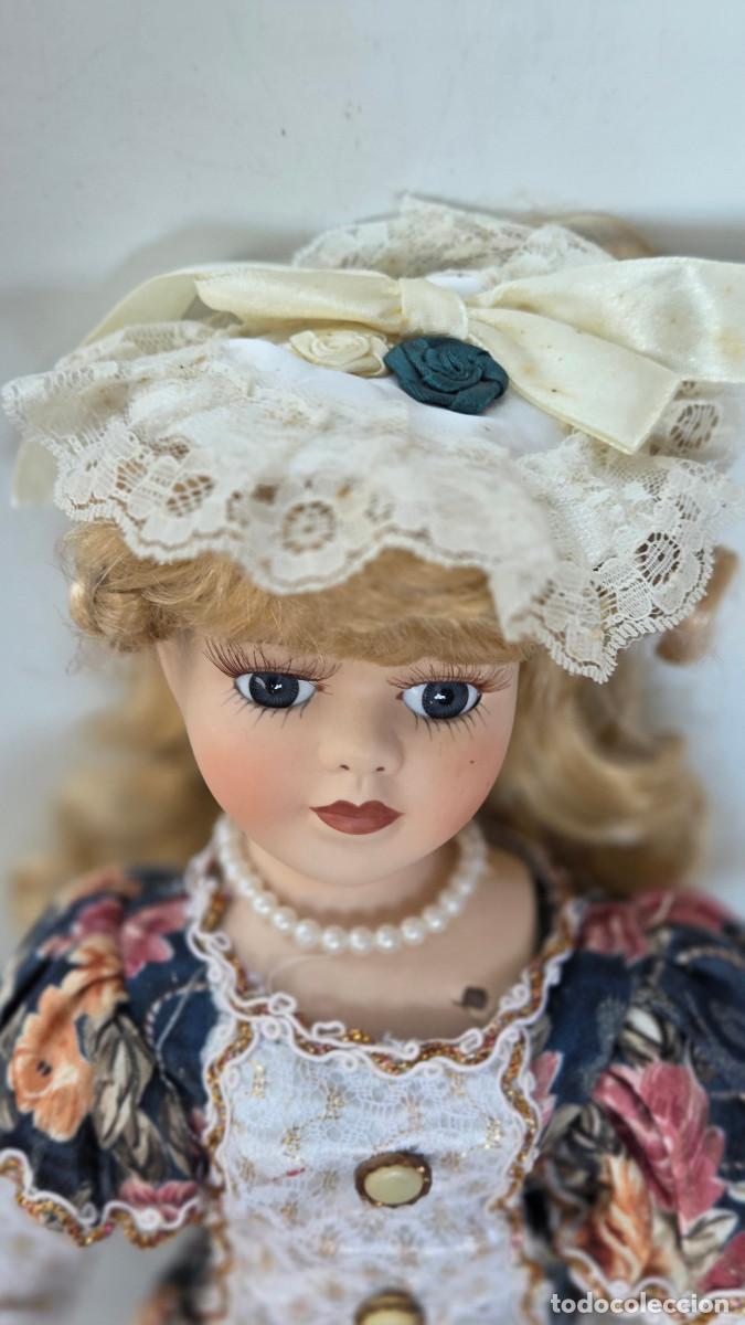 Vintage: mu&ntilde;eca de coleccion de porcelana - Foto 5