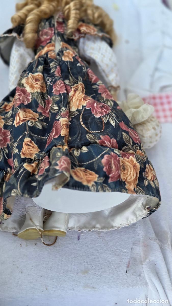 Vintage: mu&ntilde;eca de coleccion de porcelana - Foto 8