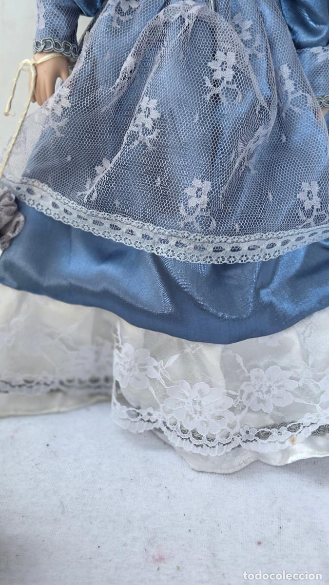 Vintage: mu&ntilde;eca de coleccion de porcelana - Foto 3