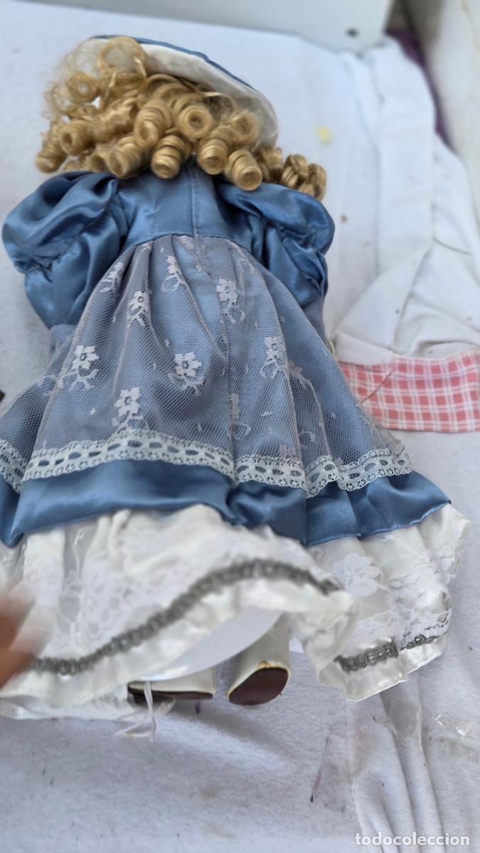 Vintage: mu&ntilde;eca de coleccion de porcelana - Foto 7