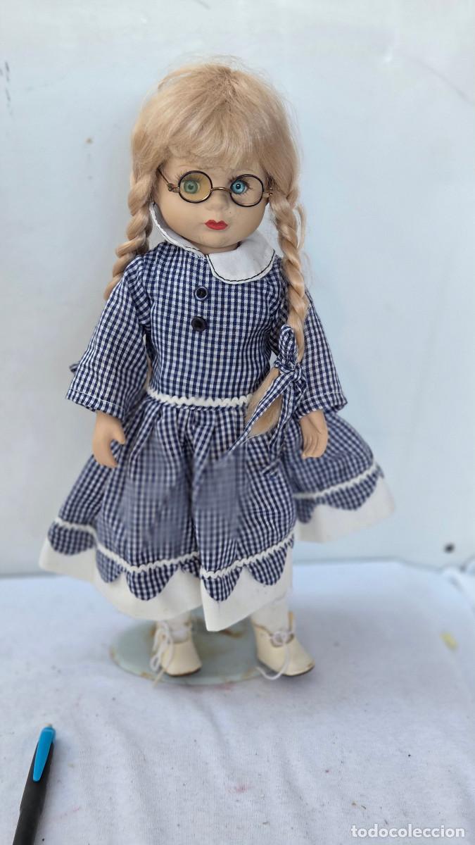 Vintage: mu&ntilde;eca de coleccion de porcelana