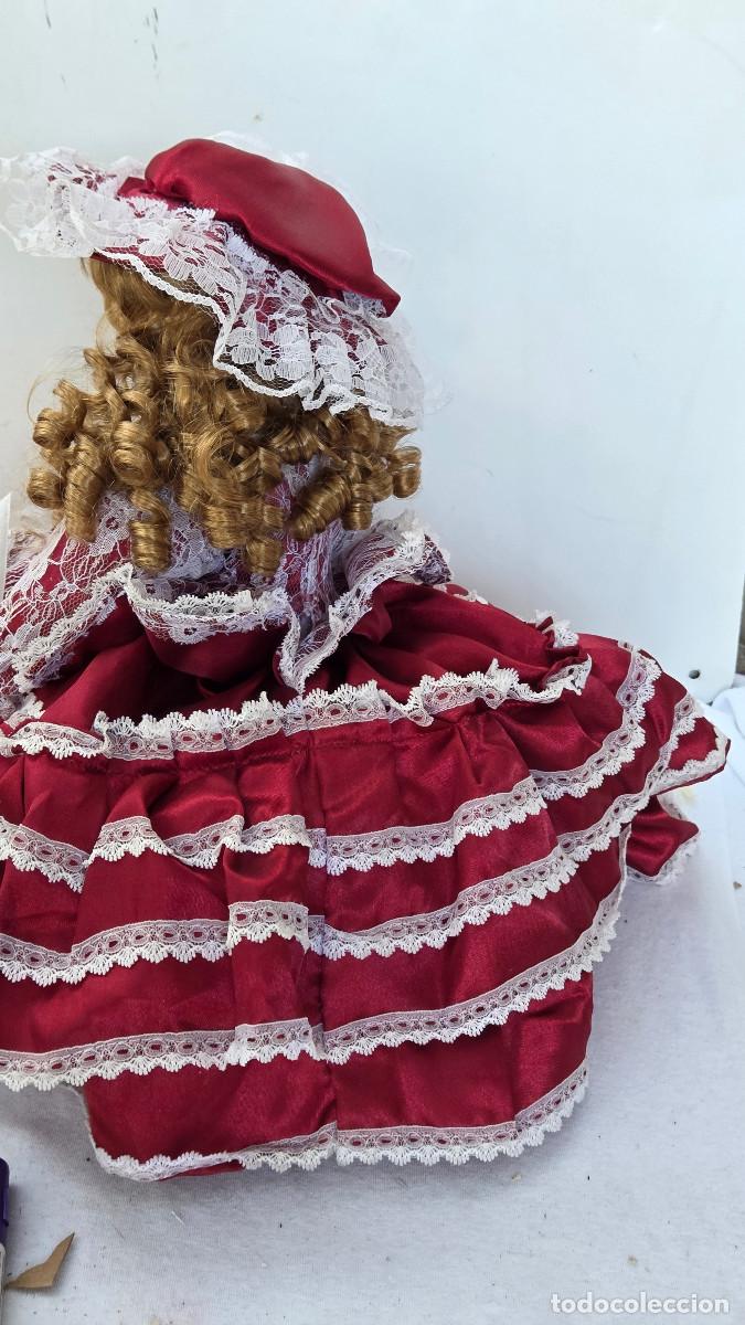 Vintage: mu&ntilde;eca de porcelana para cojin - Foto 8