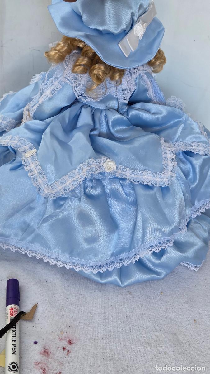 Vintage: mu&ntilde;eca de coleccion de porcelana - Foto 6