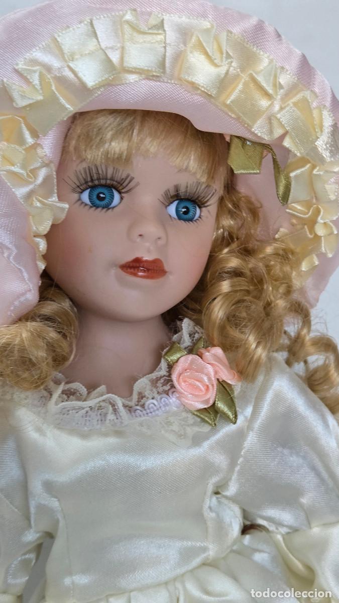 Vintage: mu&ntilde;eca de coleccion de porcelana - Foto 4