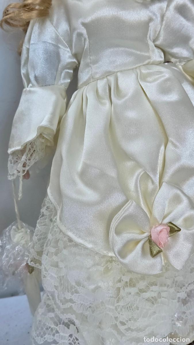 Vintage: mu&ntilde;eca de coleccion de porcelana - Foto 5