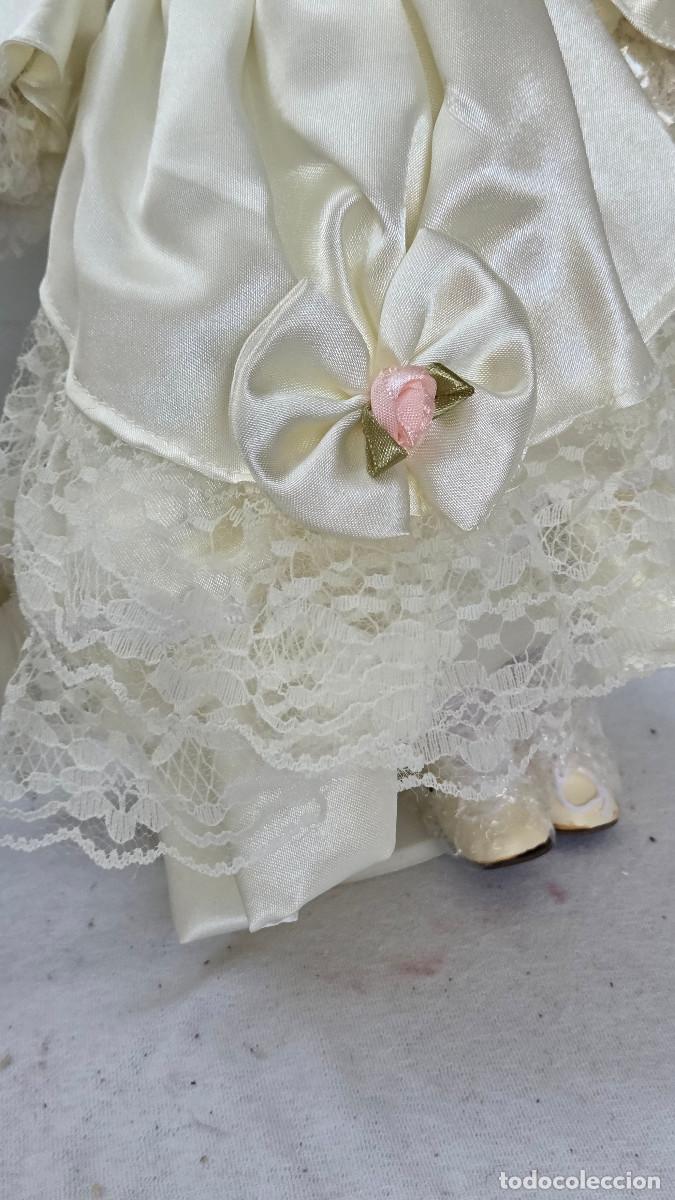 Vintage: mu&ntilde;eca de coleccion de porcelana - Foto 6