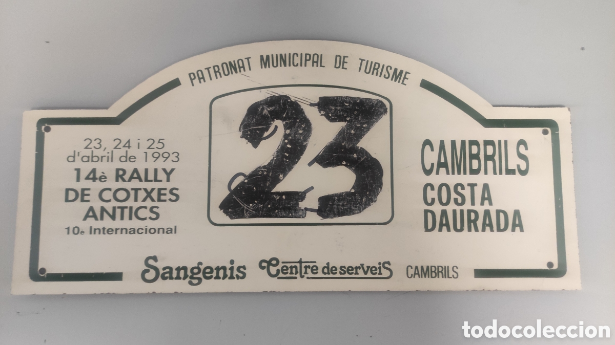 Vintage: 14 rally cotxes antics , Cambrils. 1995