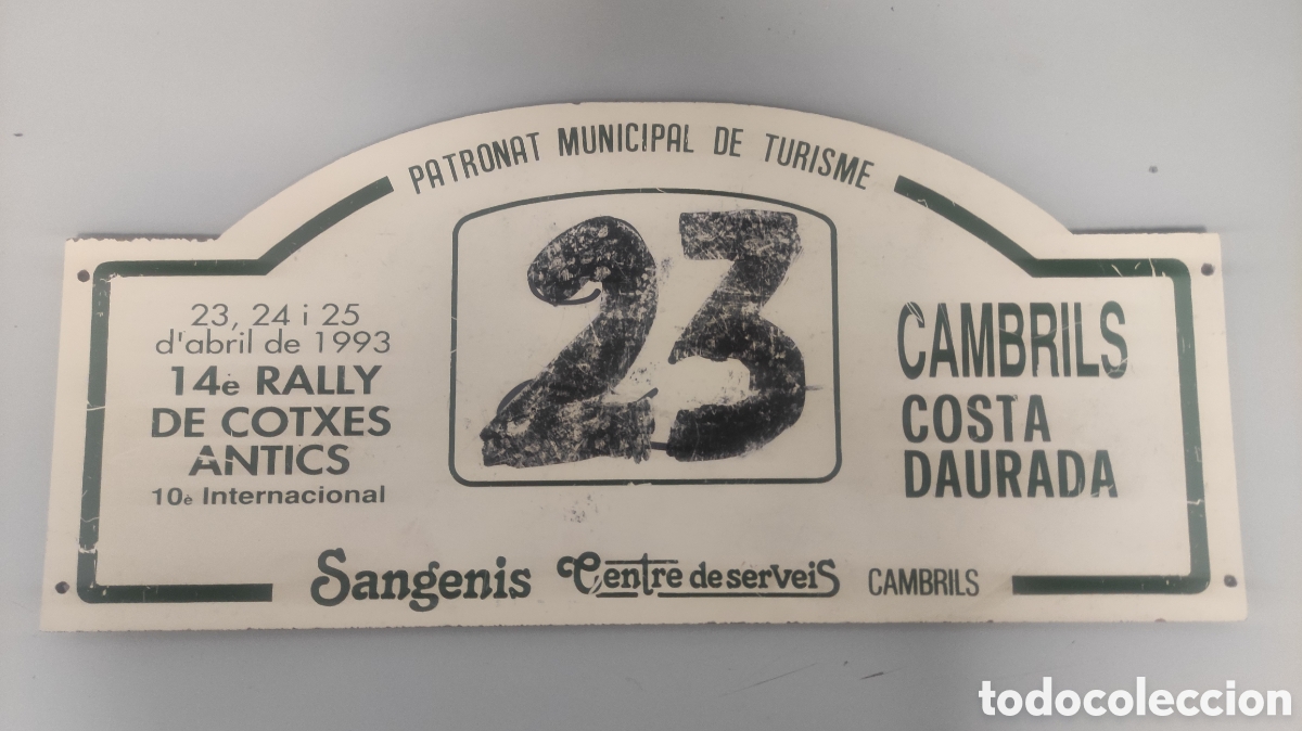 Vintage: 14 rally de cotxes antics, 1995 Cambrils