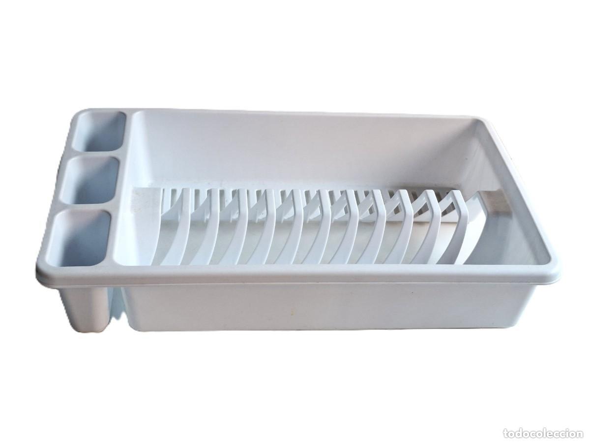 Vintage: SECADOR DE PLATOS DE COCINA 45 x 27 cm.