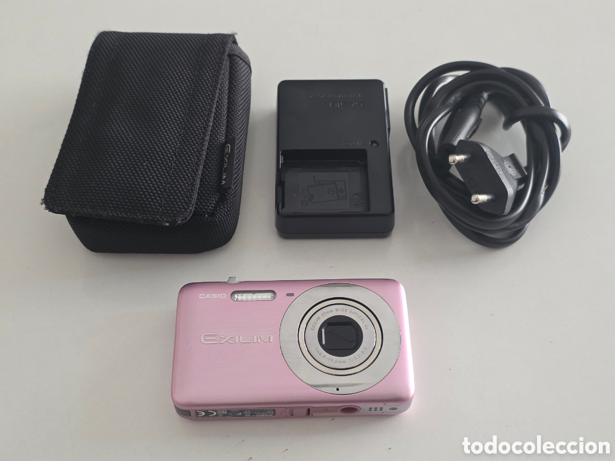 Vintage: Casio Exilim EX-Z800 14.1MP c&aacute;mara digital rosa + accesorios