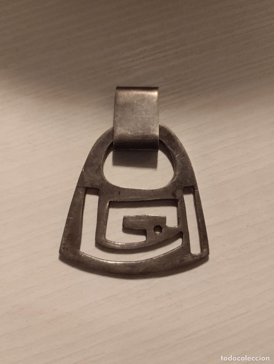 Vintage: Colgante artesanal vintage plata 925.