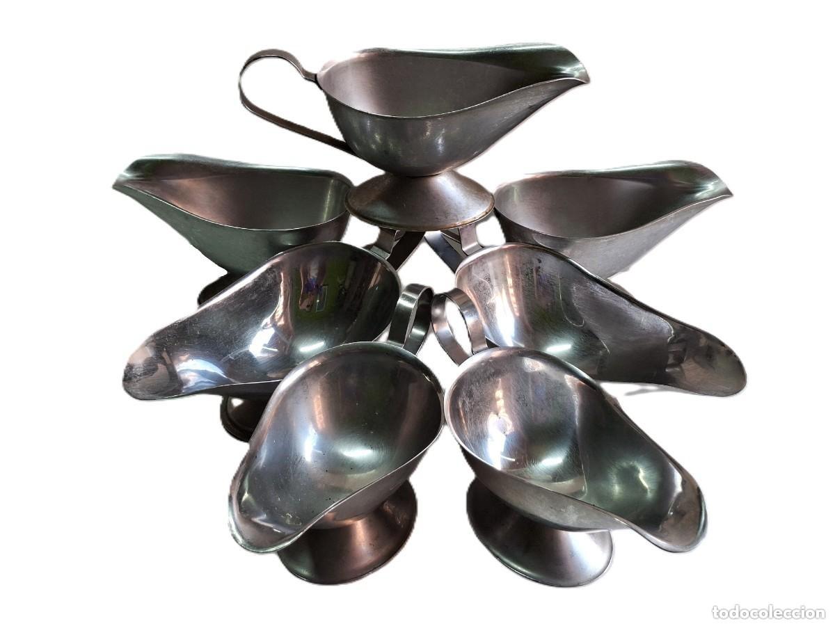 Vintage: 7 salseras antiguas de acero inoxidable