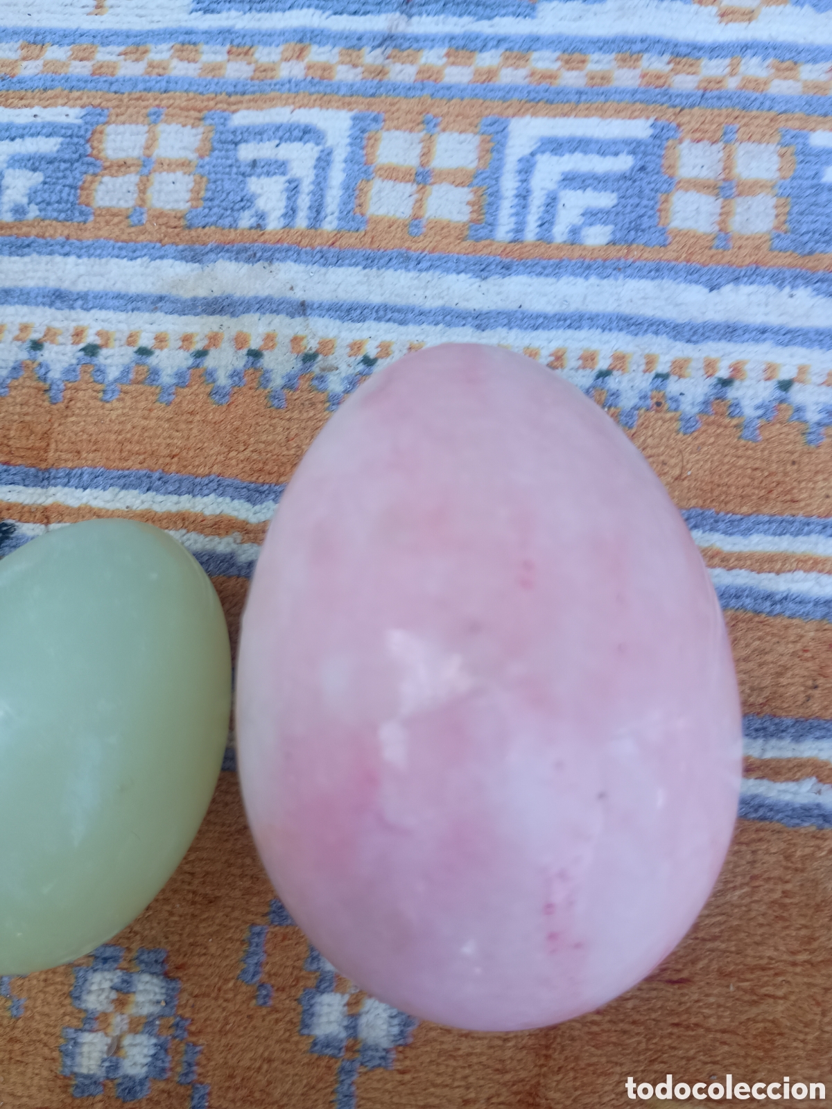 Vintage: Huevos de piedra pulido - Foto 2
