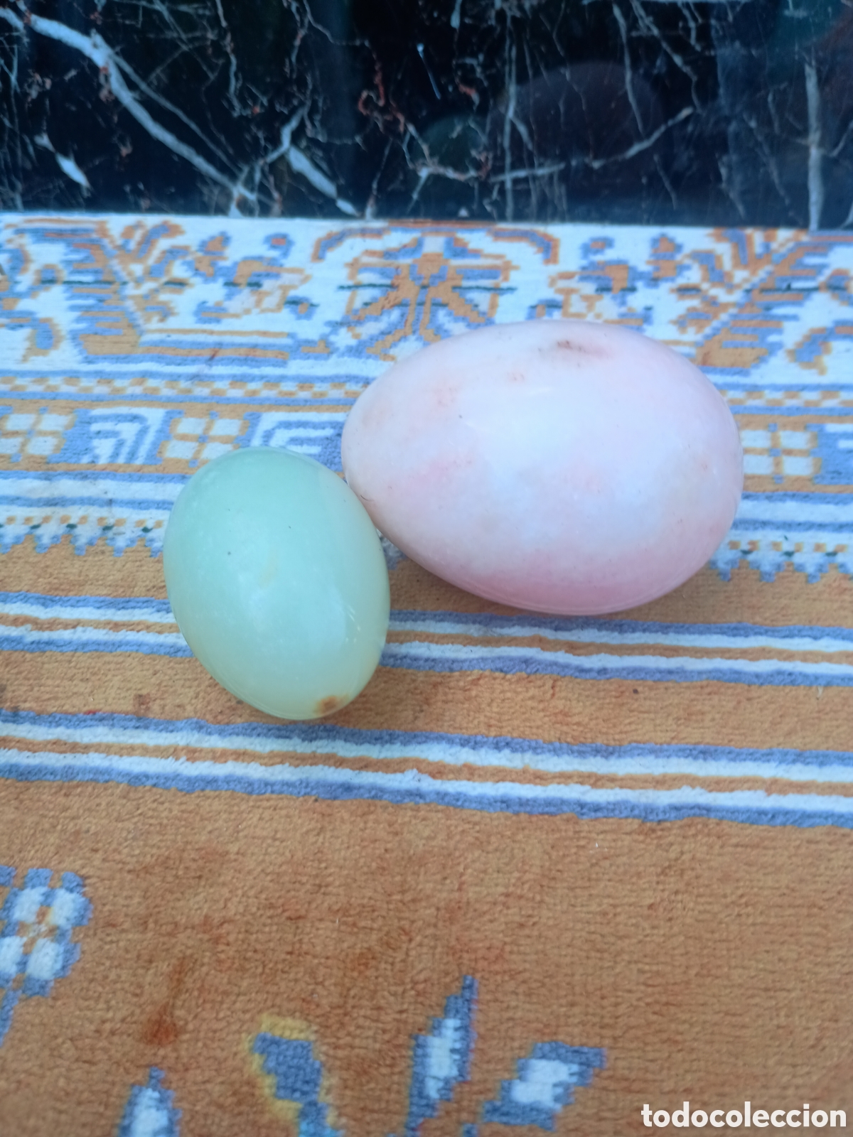 Vintage: Huevos de piedra pulido - Foto 4