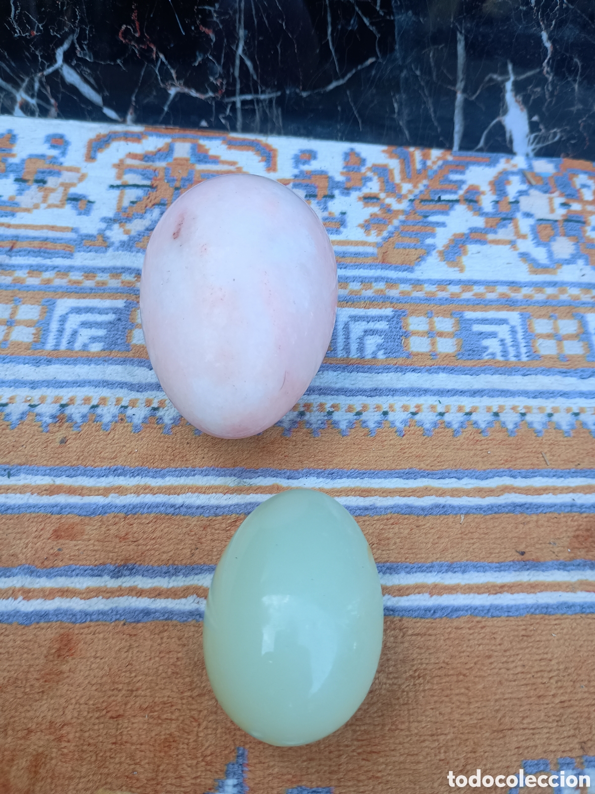 Vintage: Huevos de piedra pulido - Foto 5